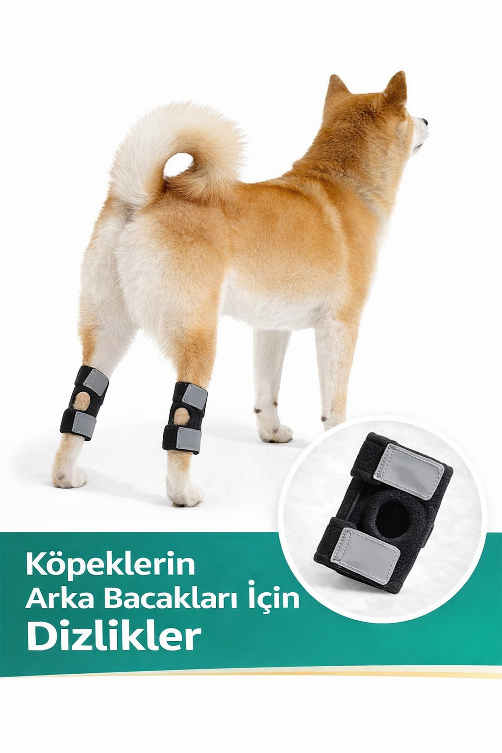 Köpek Diz Koruyucu & Eklem Destek Pedi – Yaşlı ve Aktif Köpekler İçin Koruma