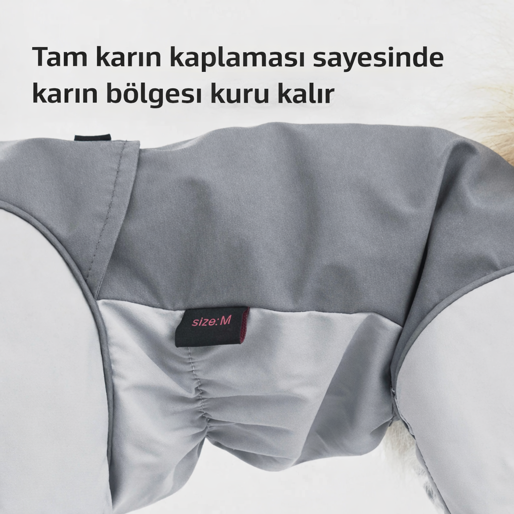 Premium Outdoor Köpek Yağmurluğu – Botlu ve Aksesuar Uyumlu Tasarım